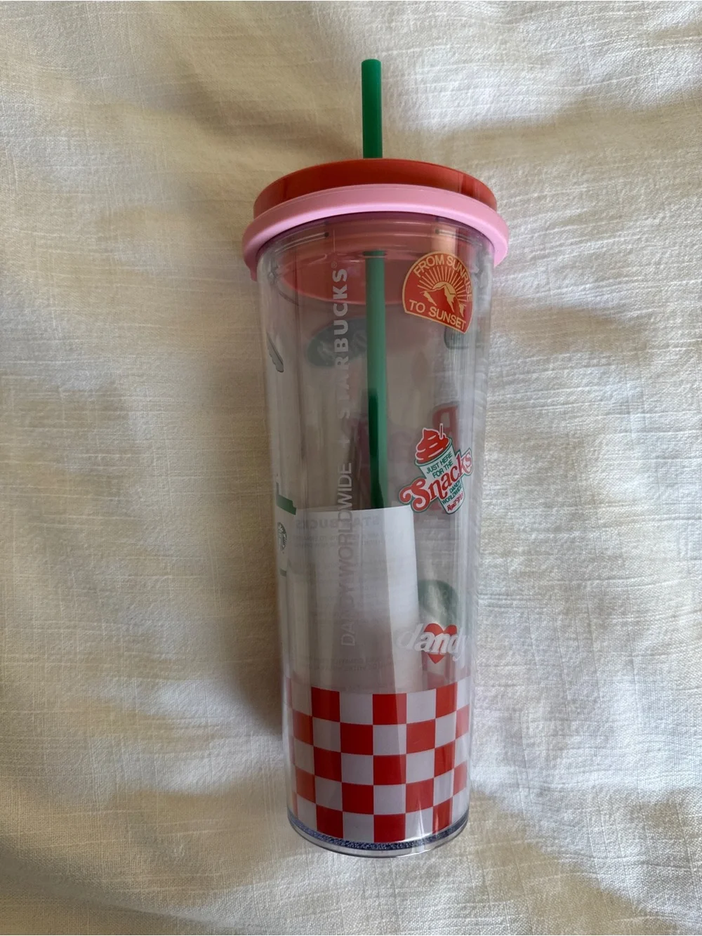 NWT Starbucks x Dandy Worldwide Road Trip Tumbler 24oz (missing keychain)